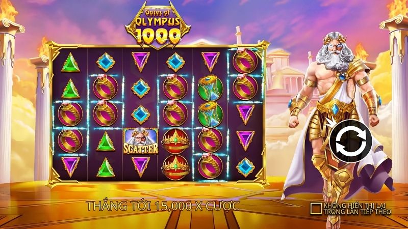 Giới thiệu Tính năng tiền thưởng trong Slotgame Cánh cổng Olympus 1000 Kingfun